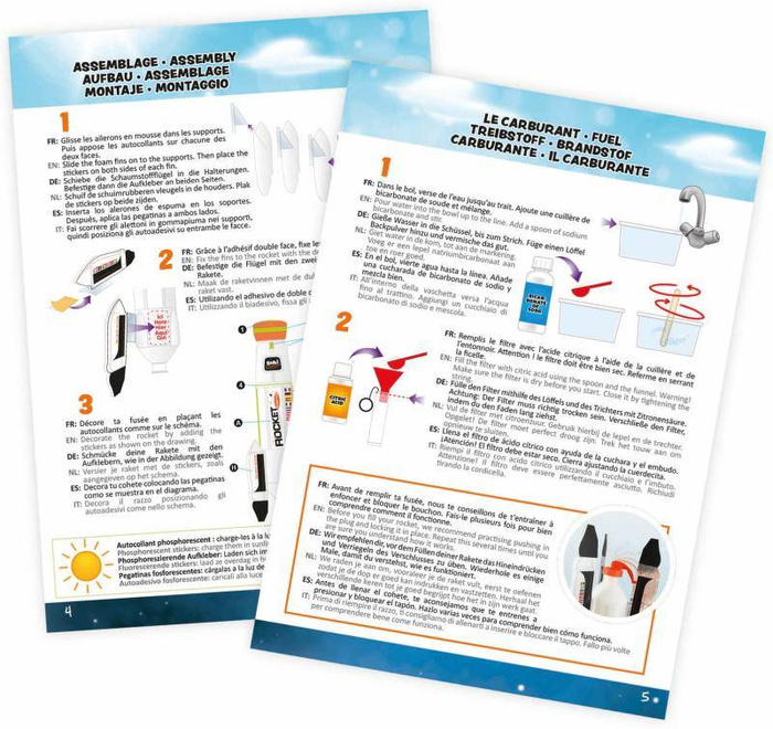 Bezpieczna nauka dla dzieci RAKIETA 2166 Buki