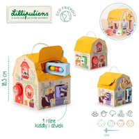 Drewniany domek dźwiękowy aktywizujący Farma Lilliputiens