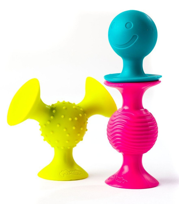 Bobo Przyssawki 3 Grzechotki PipSquigz