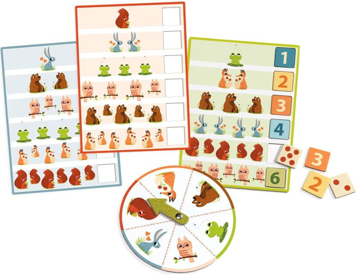 Gra dla dzieci Eduludo Bingo 1,2,3 Djeco