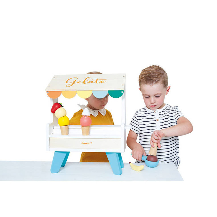 Zestaw stoisko z lodami z drewna Janod