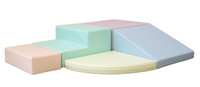Zestaw do zabawy pastelowy Soft Play Corner Climber IGLU