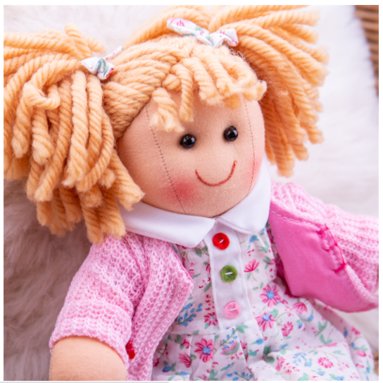 Lalka dla dziewczyn. Paulinka, 30 cm, Bigjigs Toys