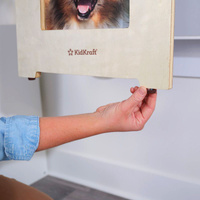 Wiszące biurko z krzesłem dla dzieci białe Arches KidKraft