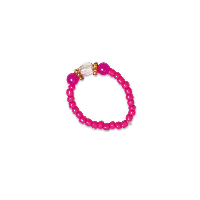 Zestaw kreatywny robienie Pierścionków z koralików Janod