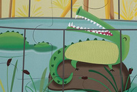 Puzzle sensoryczne 20 elementów Wycieczka do Zoo Janod