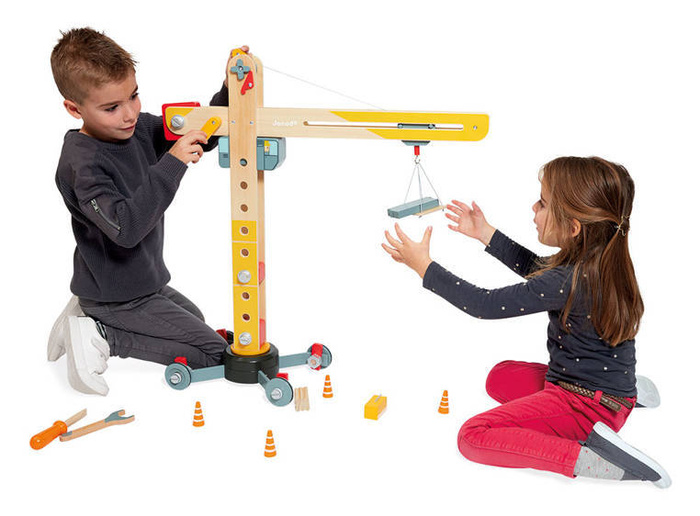 Dźwig z narzędziami do samodzielnego składania Janod