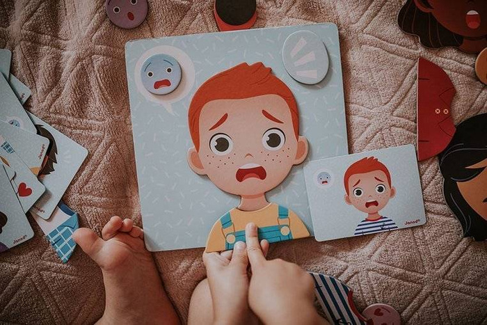 Magnetyczna układanka Emocje, Janod