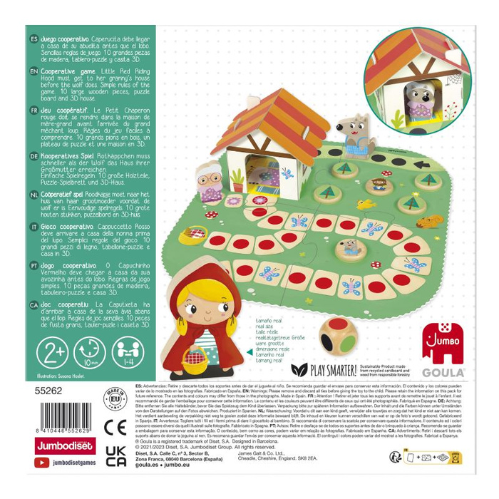 Planszówka Czerwony kapturek Goula
