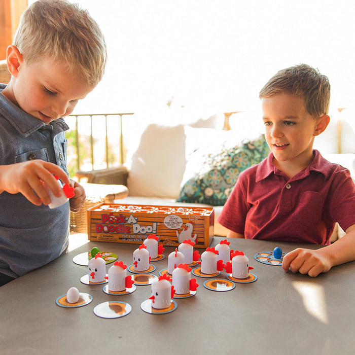 Memory gra na dobrą pamięć Kurnik Peek-A-Doodle Doo Fat Brain Toys