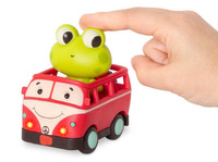 Zestaw miękkich autek sensorycznych do rączki Light Up Cars B.toys