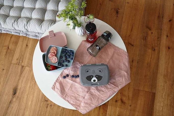 Zestaw na lunch Lunchbox + Tritanowa butelka - bidon 460 ml About Friends Szop Lassig