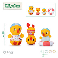 3 kaczuszki do kąpieli Nauka pływania Lilliputens