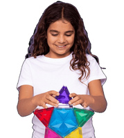 Klocki magnetyczne z lampką Light Star Pack 28 el Connetix