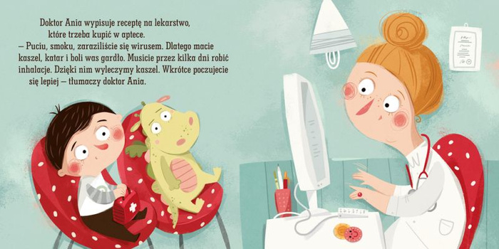 Pucio u lekarza Nasza Księgarnia książki dla najmłodszych