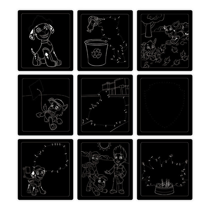 Wydrapywanka zdrapywanka z książką Psi Patrol Scratch Art Pad – Marshall Melissa and Doug