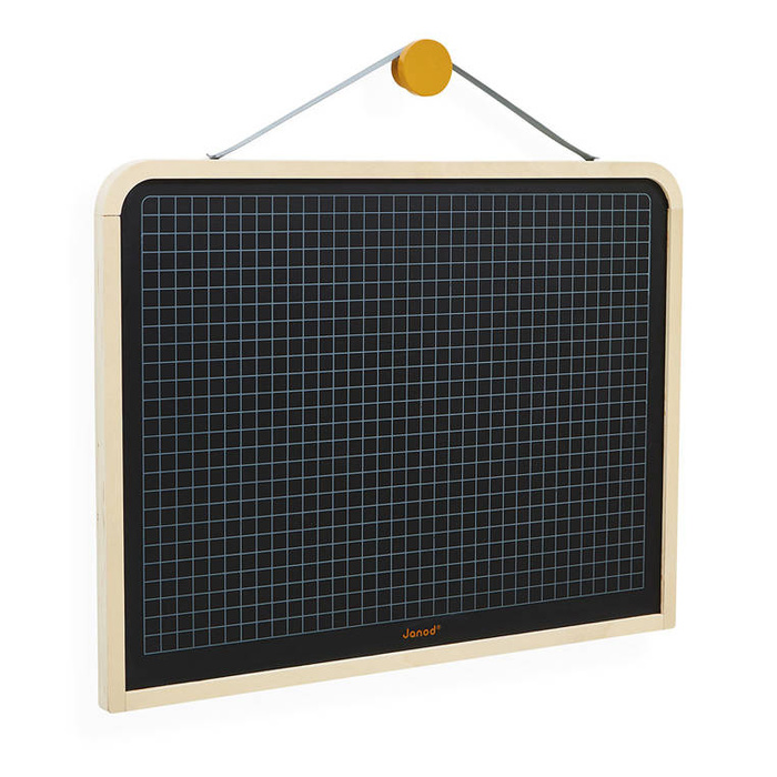 Drewniana tablica dwustronna ścienna z akcesoriami magnetyczna Janod