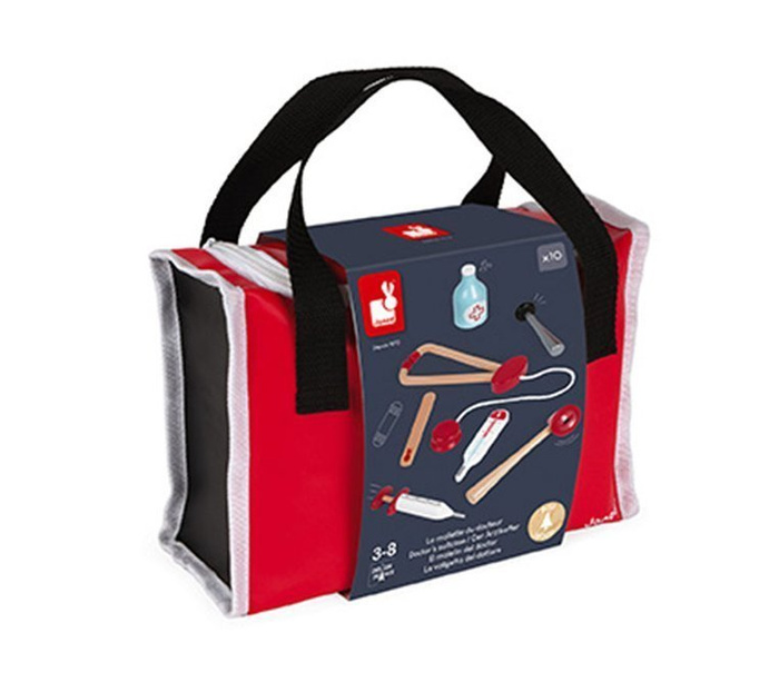 Zestaw lekarza z 10 akcesoriami, Janod