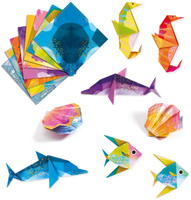 Origami morskie zwierzęta metaliczne Djeco