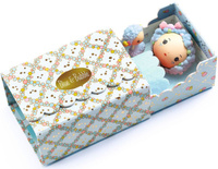 Zestaw minipokoik Blue w magnetycznym pudełku Tinyly Djeco