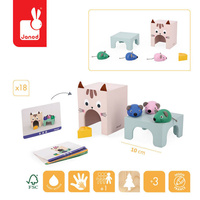 Układanka Orientacja w przestrzeni Kot i mysz Janod