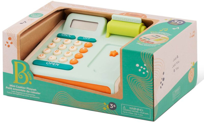 Interaktywna kasa sklepowa dla dzieci Mini Cashier Playset B.Toys