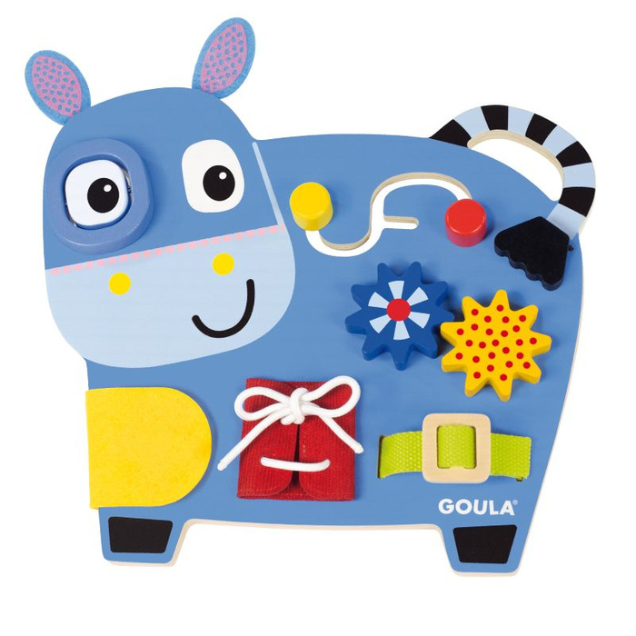 Sensoryczna tablica manipulacyjna Osiołek Goula