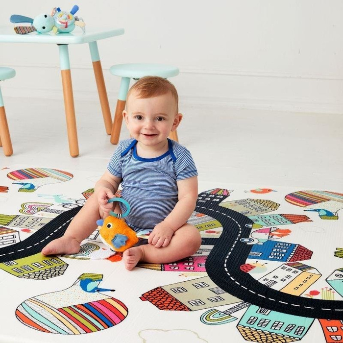 Dwustronny dywan piankowy Wesołe Podwórko Skip Hop