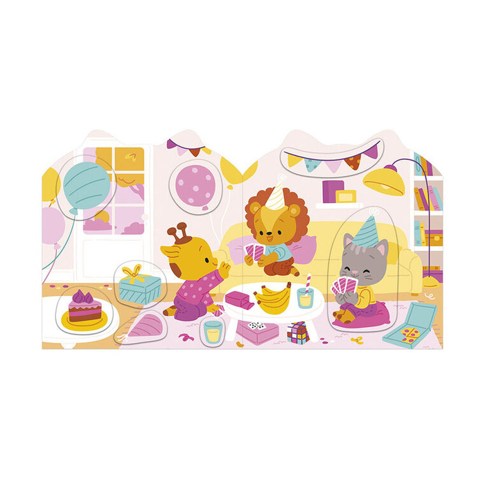 Książeczka z naklejkami Dom Janod