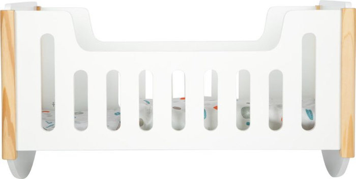 Łóżeczko na biegunach Kołyska dla lalki Little Button Small Foot