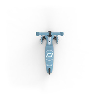 SCOOTANDRIDE Highwaykick 3S Hulajnoga z systemem sterowania 2w1 i kółkami LED składana 3+ Steel