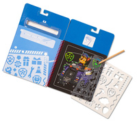 Książeczka zdrapywanka wydrapywanka Psi Patrol Scratch Art Pad – Chase Melissa and Doug