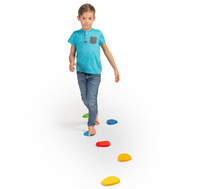 Ścieżka równoważna drewniane kolorowe kamienie Erzi