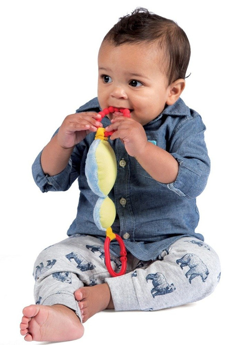 Pluszowa zawieszka do wózka z gryzakiem Kaktusowy ogród Manhattan Toy