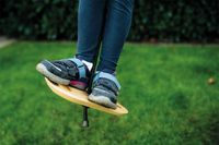 Huśtawka dla dzieci dysk z uchwytami Black Line Small Foot