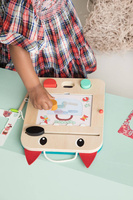 Drewniana tablica znikopis Wilk Louis Lilliputiens