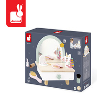 Toaletka drewniana z akcesoriami Jednorożec Janod 