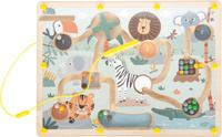 Magnetyczny drewniany labirynt Safari Small Foot