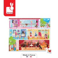 Puzzle w walizce Akademia tańca 100 elementów 6+ Janod