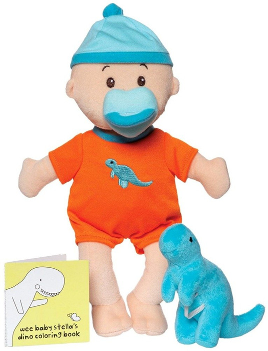 Lalka dla dziewczynek Zestaw Dino Baby Stella Manhattan Toy