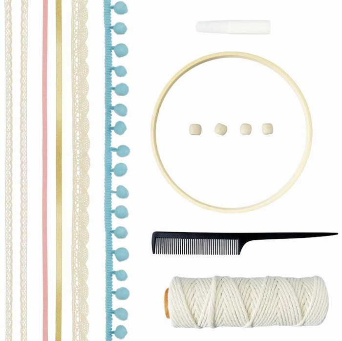 Zrób to sam - MAKRAMOWY ŁAPACZ SNÓW BE401 Buki