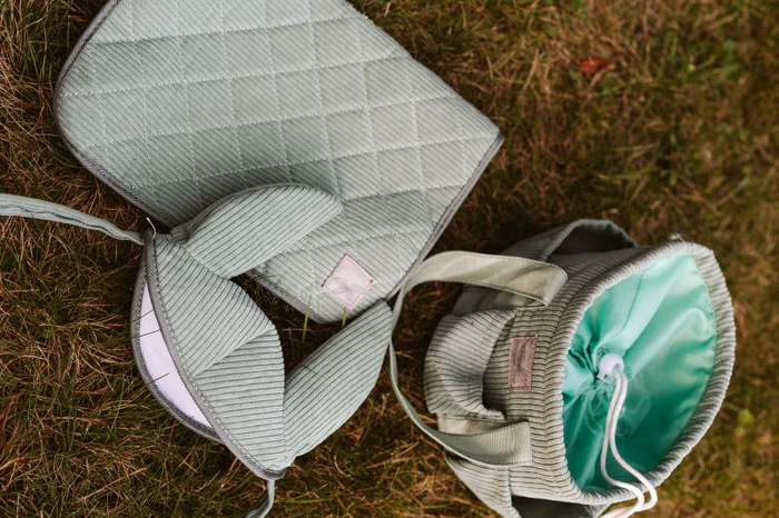 Torba na akcesoria do Hobby Horse by Astrup sztruksowa zielona