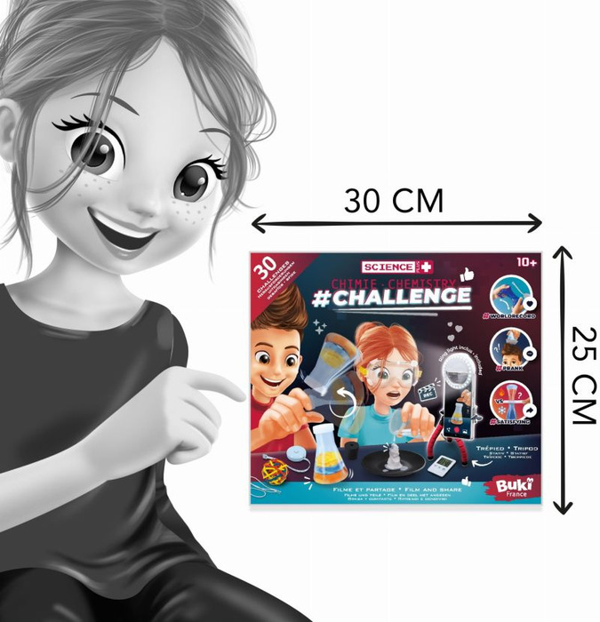 Zestaw małego chemika 30 doświadczeń Buki