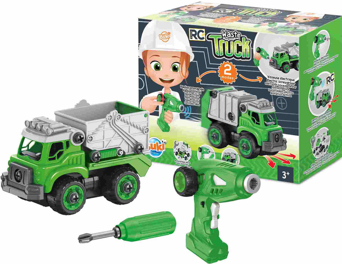 Śmieciarka do skręcenia zdalnie sterowana 9021 Buki