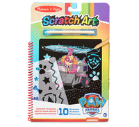 Wydrapywanka zdrapywanka z książką Psi Patrol Scratch Art Pad – Skye Melissa and Doug