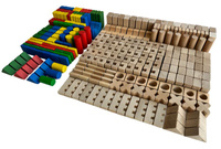 Drewniane klocki 300 elementów Mumbee