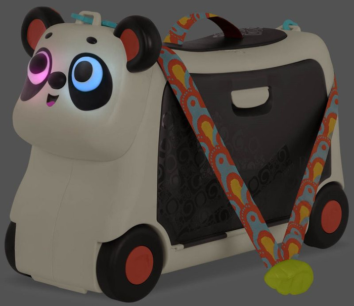 Interaktywna walizka jeździk dla dziecka Gogo Ride-On Panda B.Toys