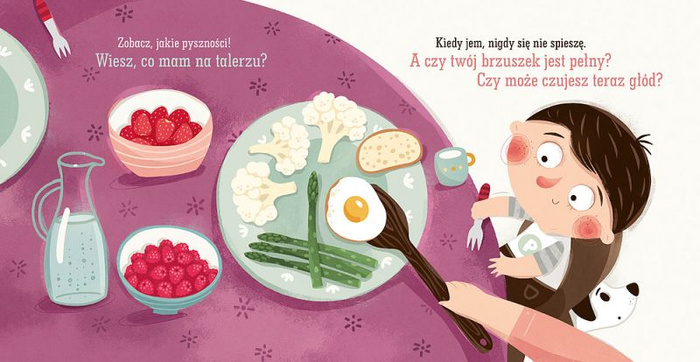 Pucio rośnie zdrowo Nasza Księgarnia książka interaktywna