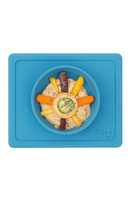 Silikonowa miseczka z podkładką 2w1 Mini Bowl niebieska EZPZ