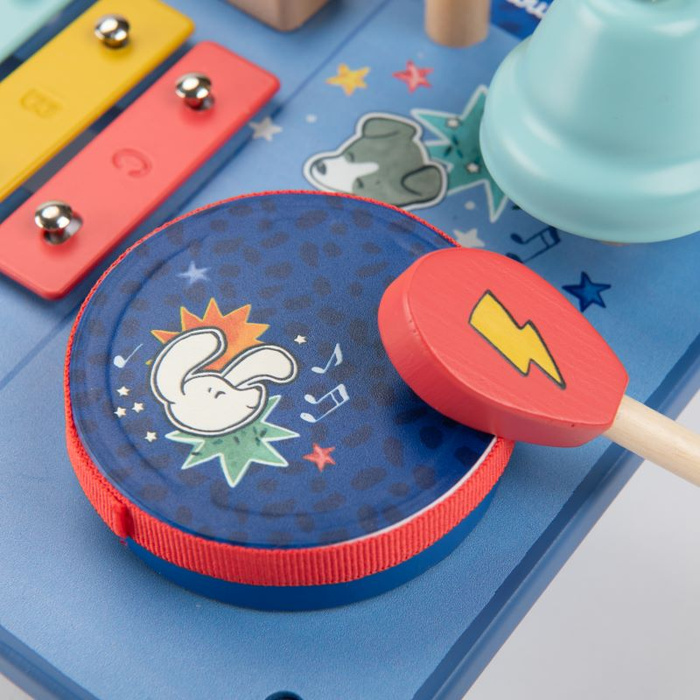 Zestaw muzyczny stolik do zabawy PUCE&PILOU Moulin Roty